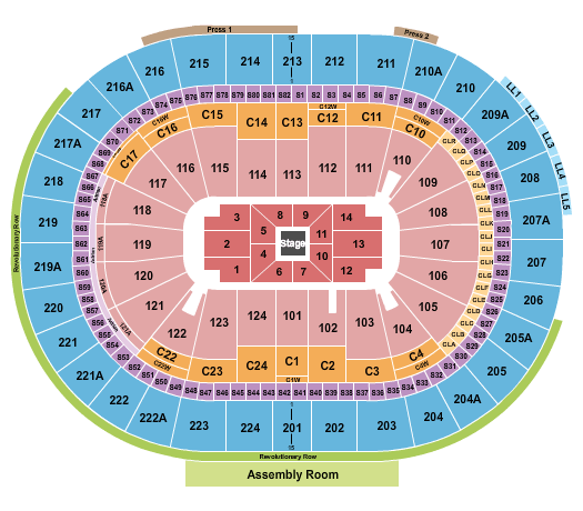 Wells Fargo Center Matt Rife Seating Chart